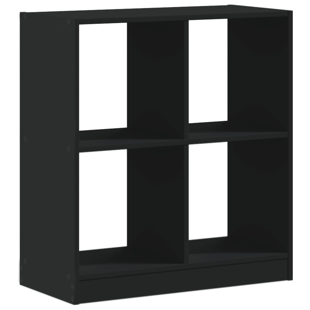 Bookshelf Black 68.5x32x75 cm Wood Material