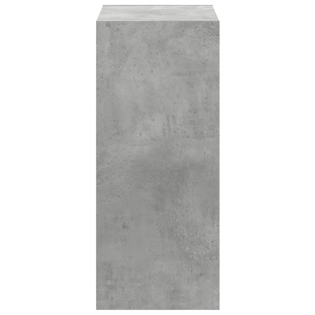 Bookshelf Concrete Grey 68.5x32x75 cm Wood Material