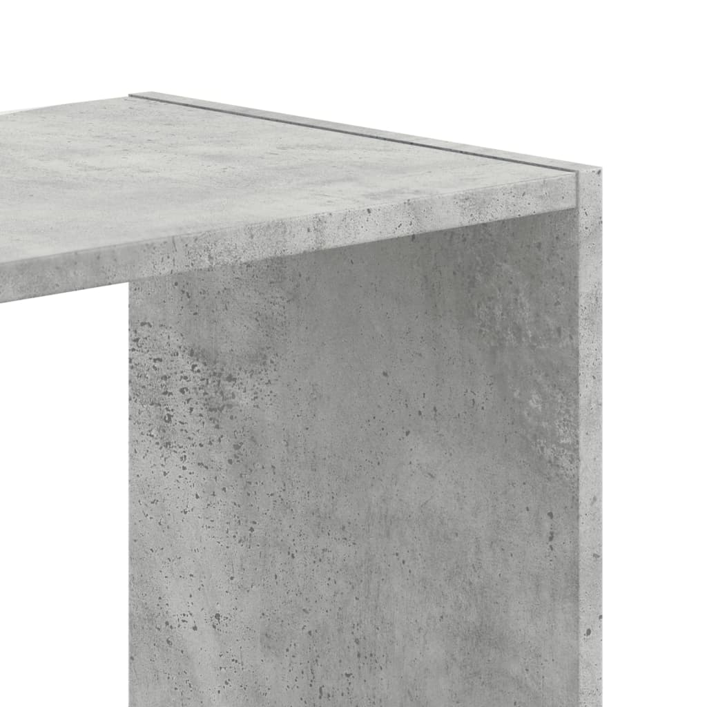 Bookshelf Concrete Grey 68.5x32x75 cm Wood Material