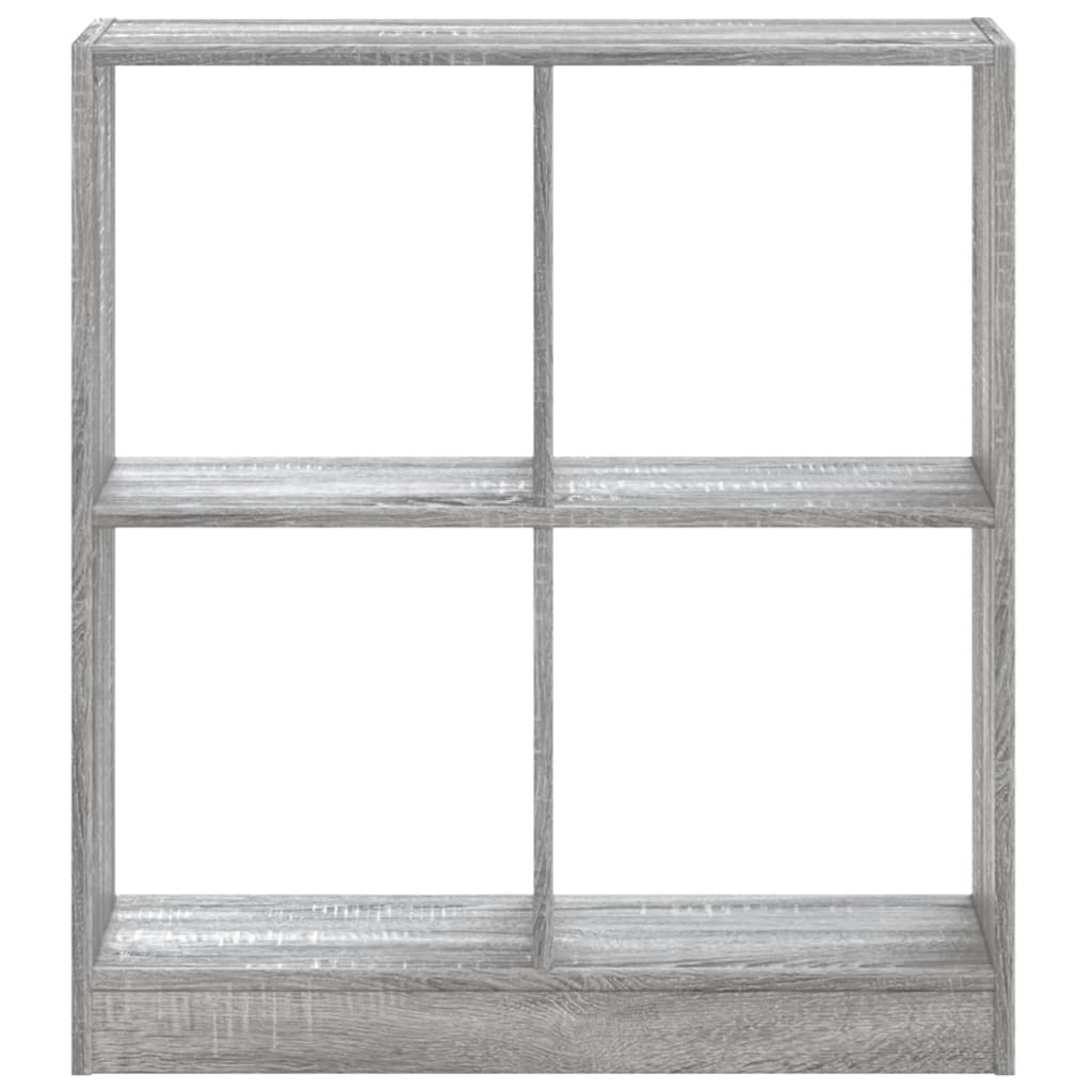 Bookshelf Grey Sonoma 68.5x32x75 cm Wood Material