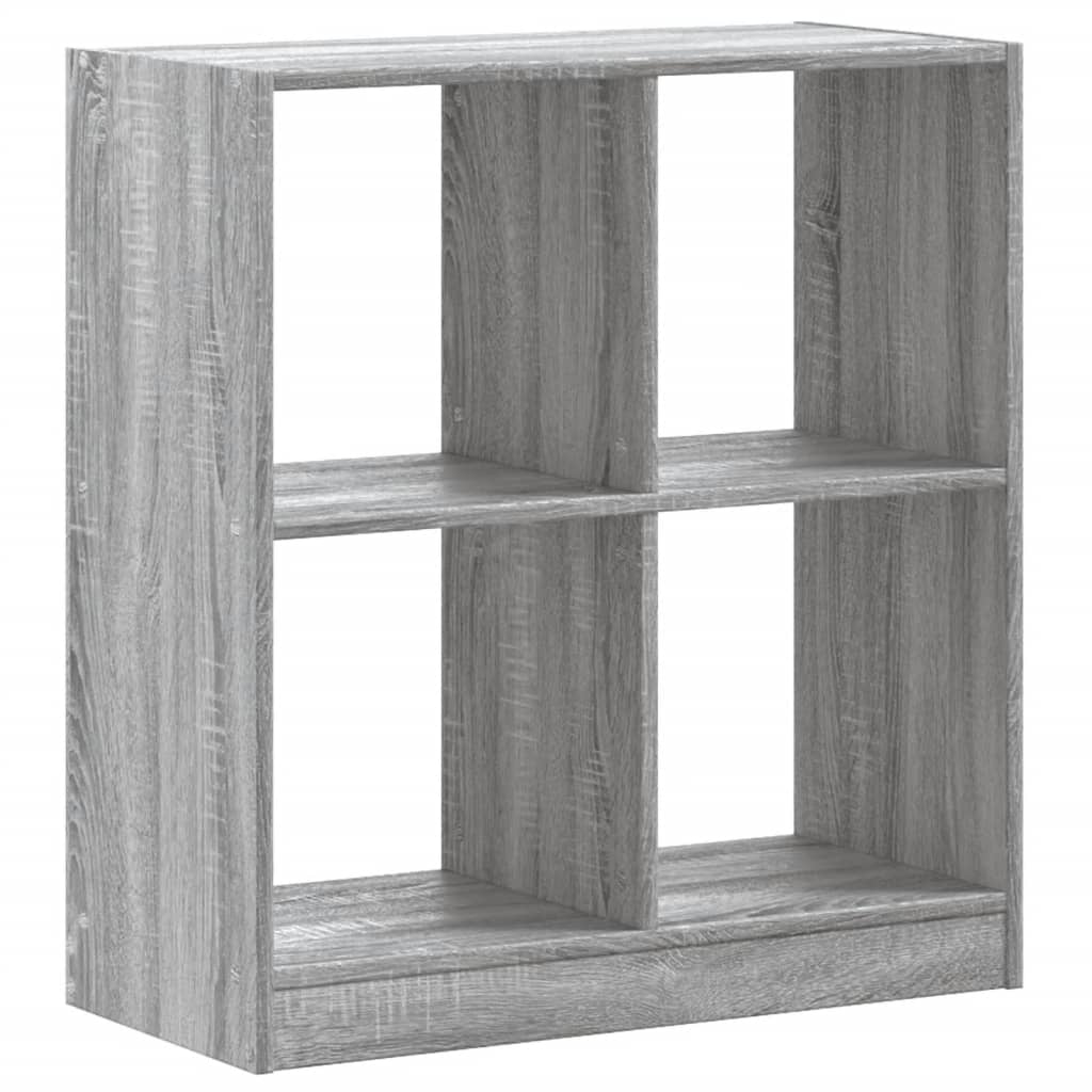 Bookshelf Grey Sonoma 68.5x32x75 cm Wood Material