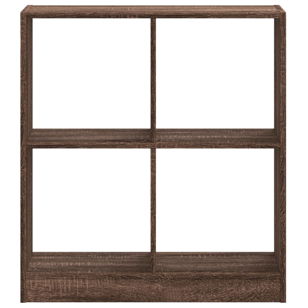 Bookshelf Brown Oak Look 68.5x32x75 cm Wood Material