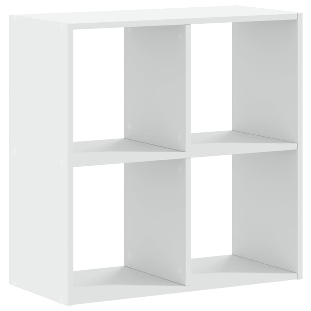 Bookshelf White 68.5x32x68.5 cm Wood Material