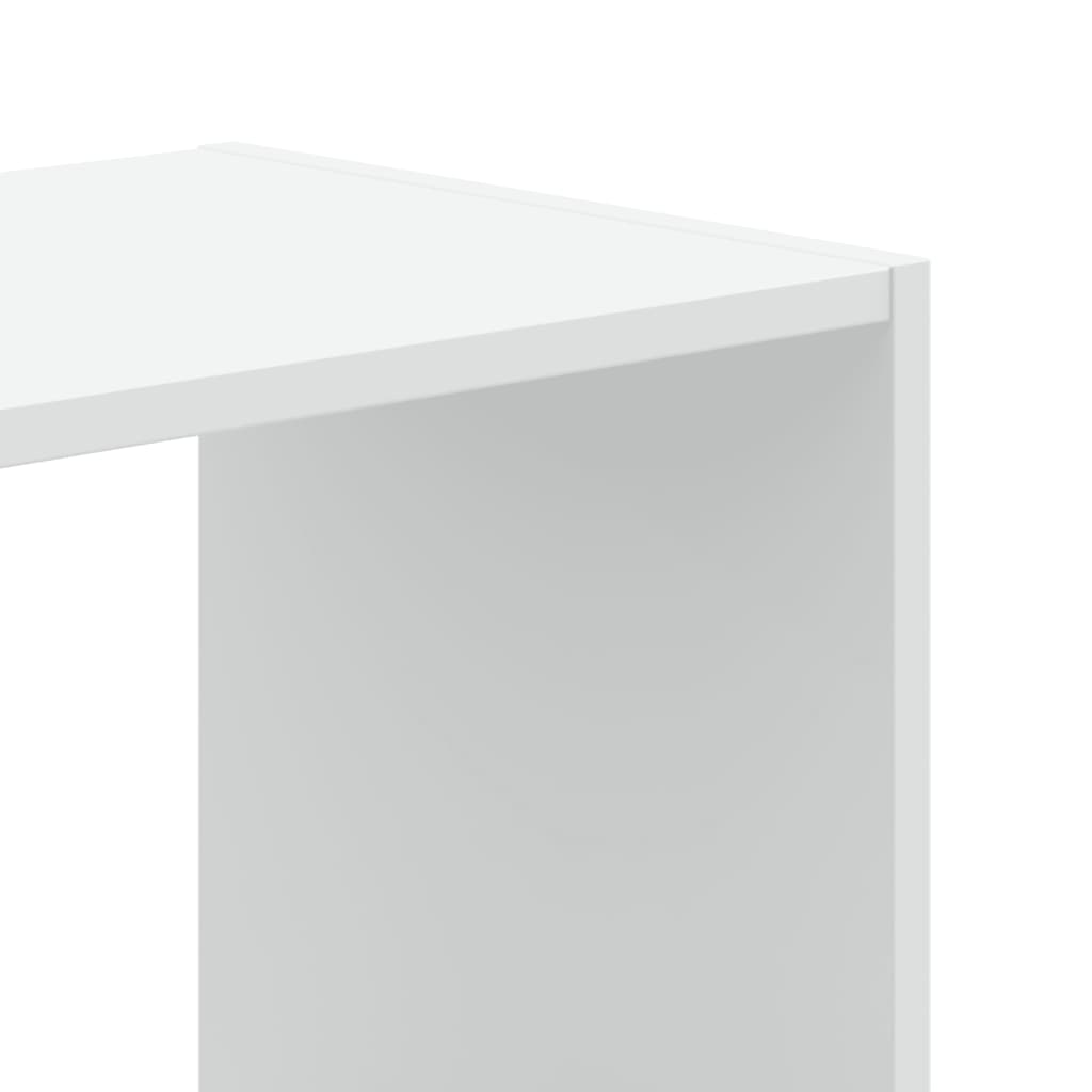 Bookshelf White 68.5x32x68.5 cm Wood Material