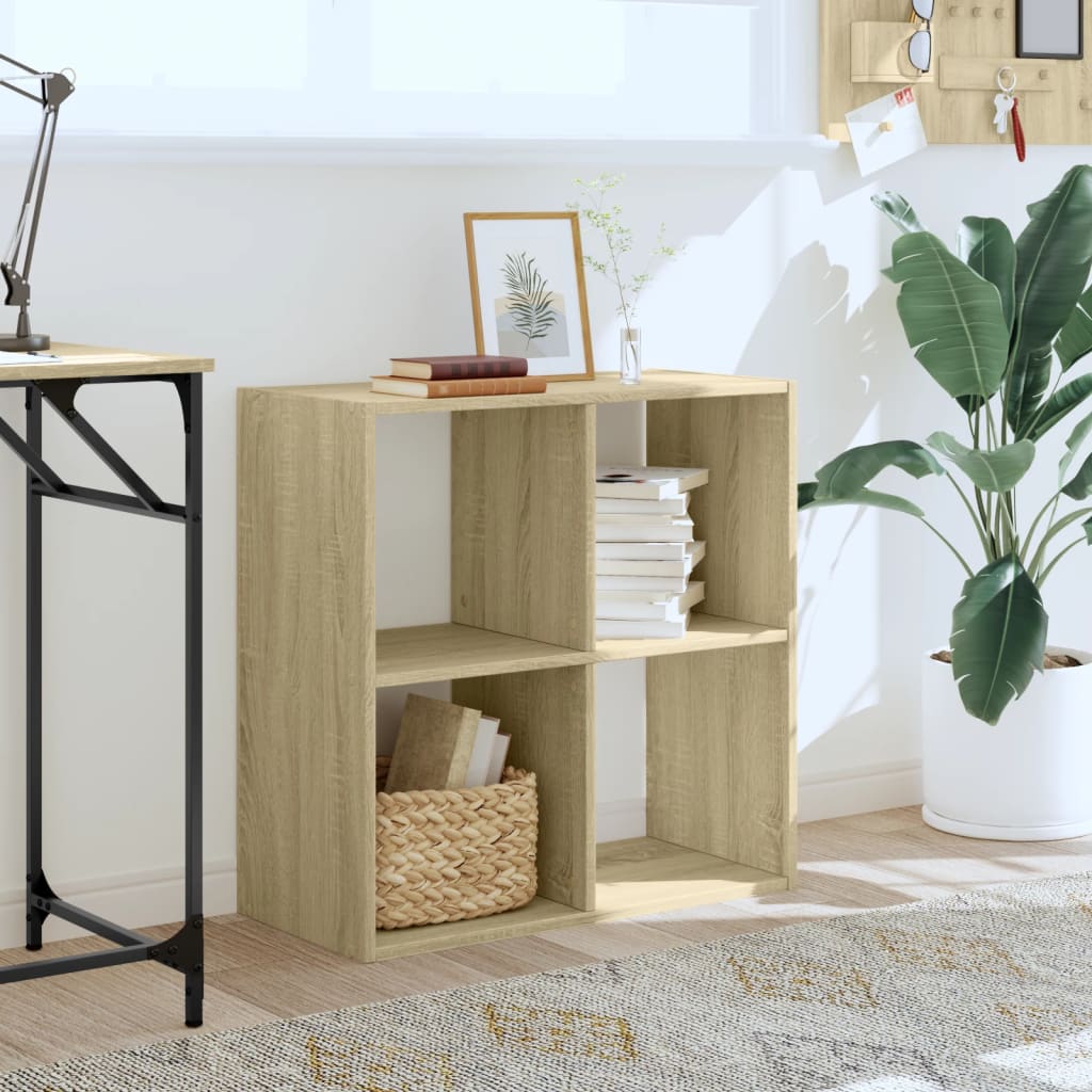 Bookshelf Sonoma Oak 68.5x32x68.5 cm Wood Material