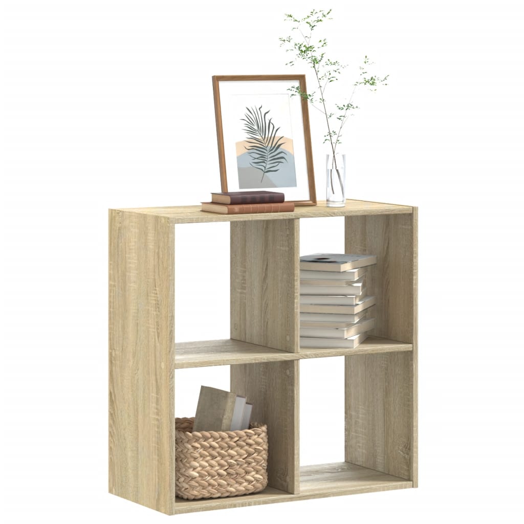 Bookshelf Sonoma Oak 68.5x32x68.5 cm Wood Material