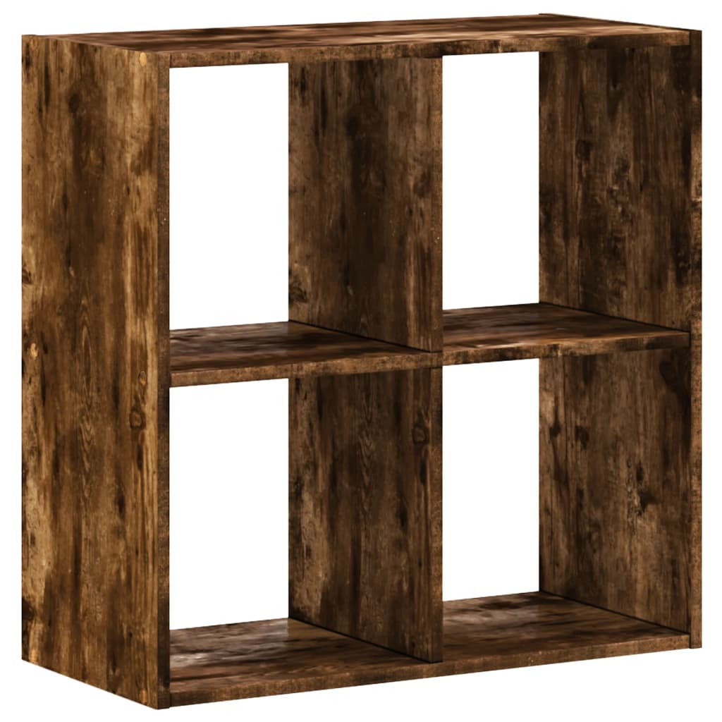 Bookshelf Smoked Oak 68.5x32x68.5 cm Wood Material