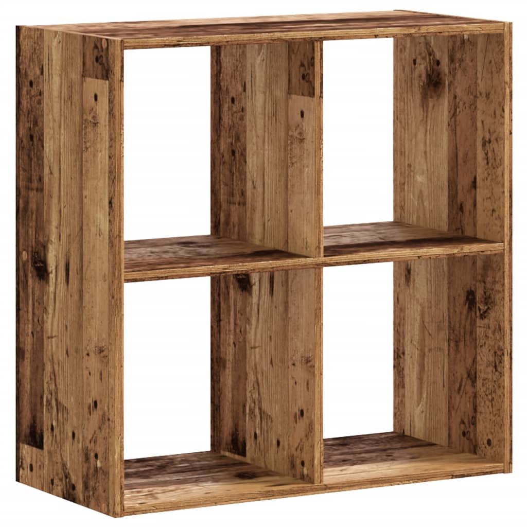 Bookshelf old wood look 68.5x32x68.5 cm wood material