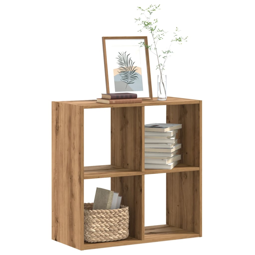 Bookshelf Artisan Oak 68.5x32x68.5 cm Wood Material