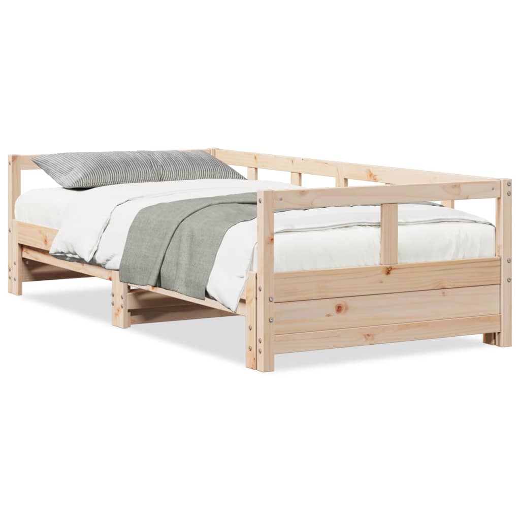 Daybed without mattress 80x200 cm solid pine wood