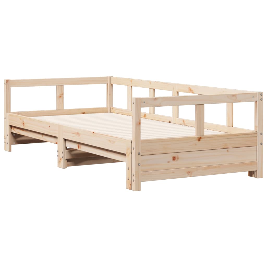 Daybed without mattress 90x200 cm solid pine wood