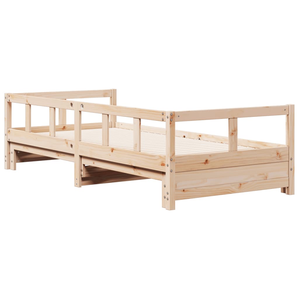 Daybed without mattress 90x200 cm solid pine wood