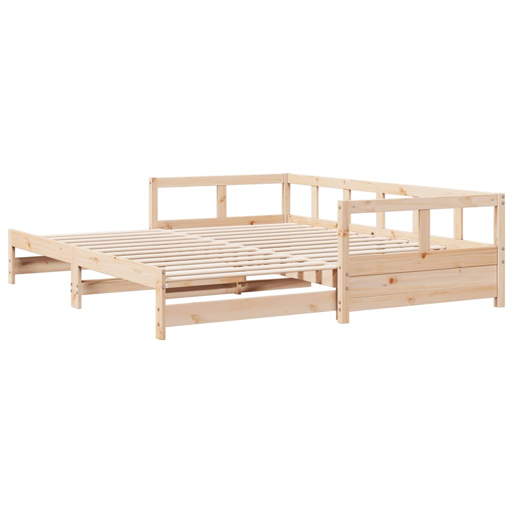 Daybed without mattress 90x200 cm solid pine wood