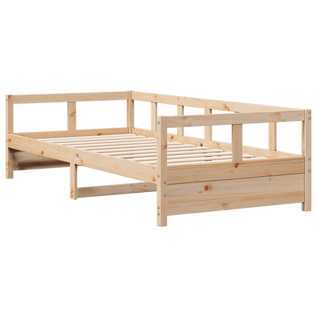 Daybed Natural 80x200 cm Solid Pine Wood