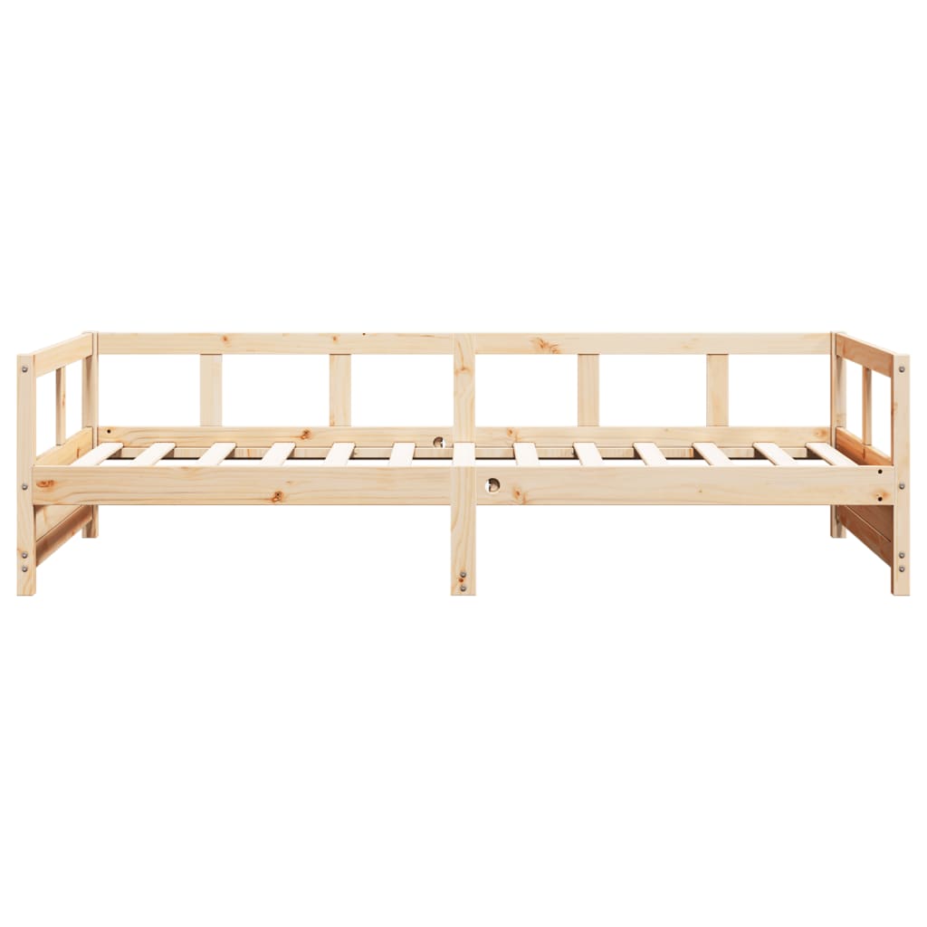 Daybed Natural 80x200 cm Solid Pine Wood