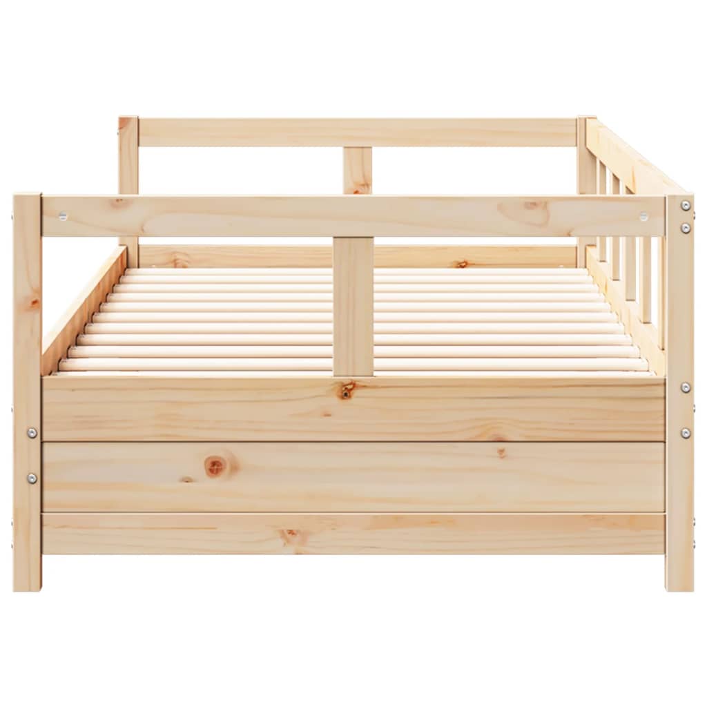 Daybed Natural 80x200 cm Solid Pine Wood