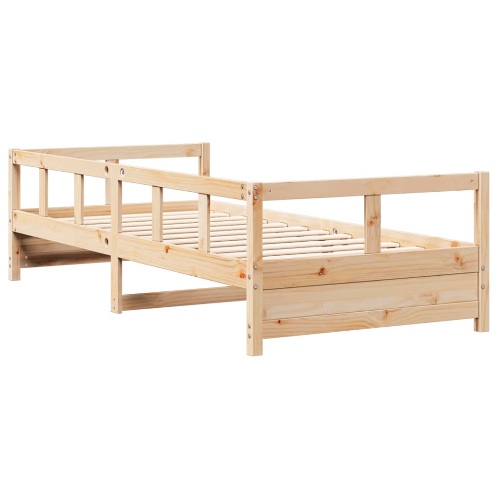 Daybed Natural 80x200 cm Solid Pine Wood