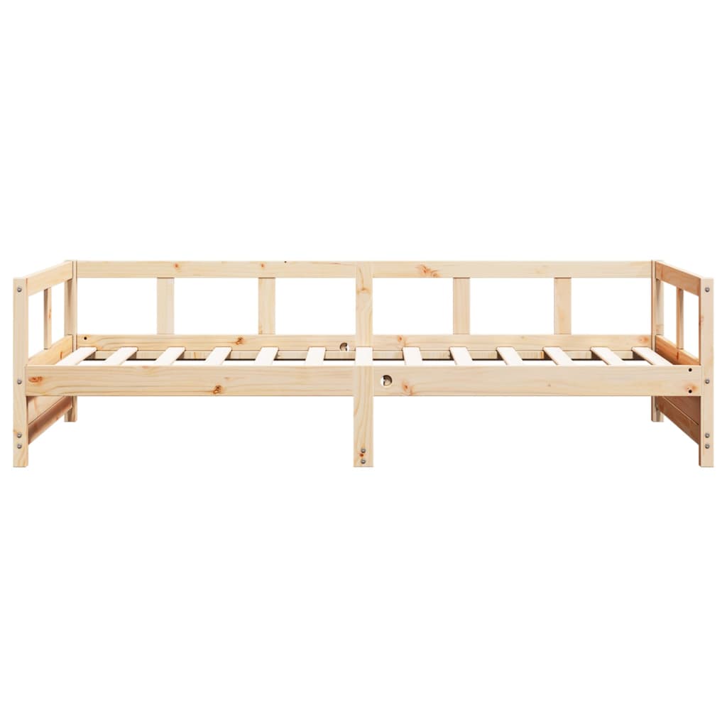 Daybed Natural 90x200 cm Solid Pine Wood