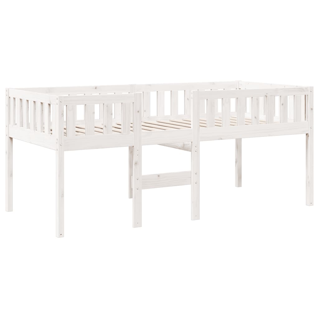 Children's bed without mattress white 80x200 cm solid pine wood