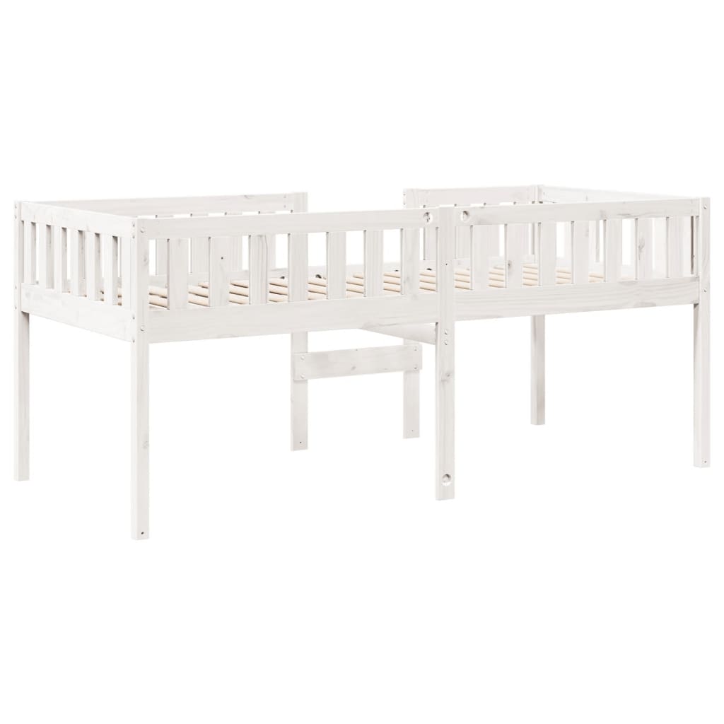 Children's bed without mattress white 80x200 cm solid pine wood