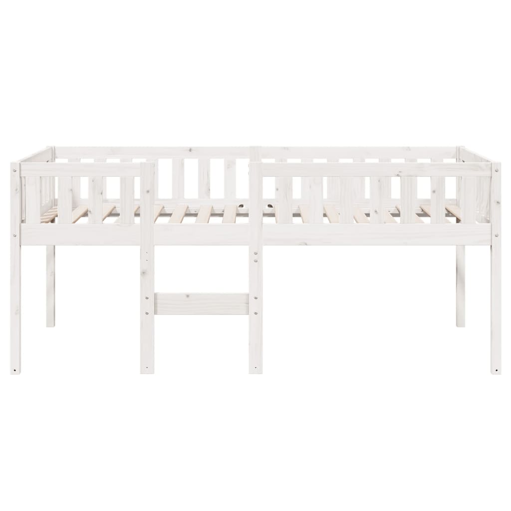 Children's bed without mattress white 90x190 cm solid pine wood