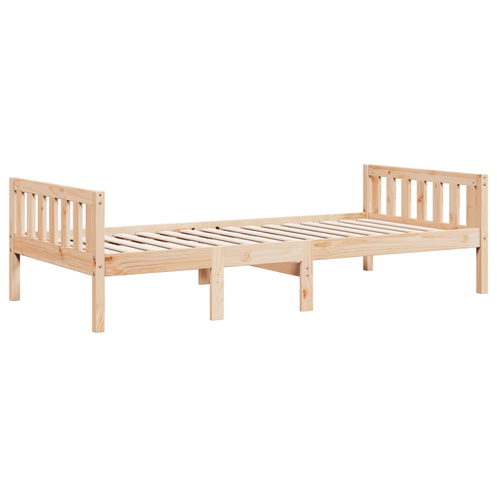 Children's bed without mattress 80x200 cm solid pine wood