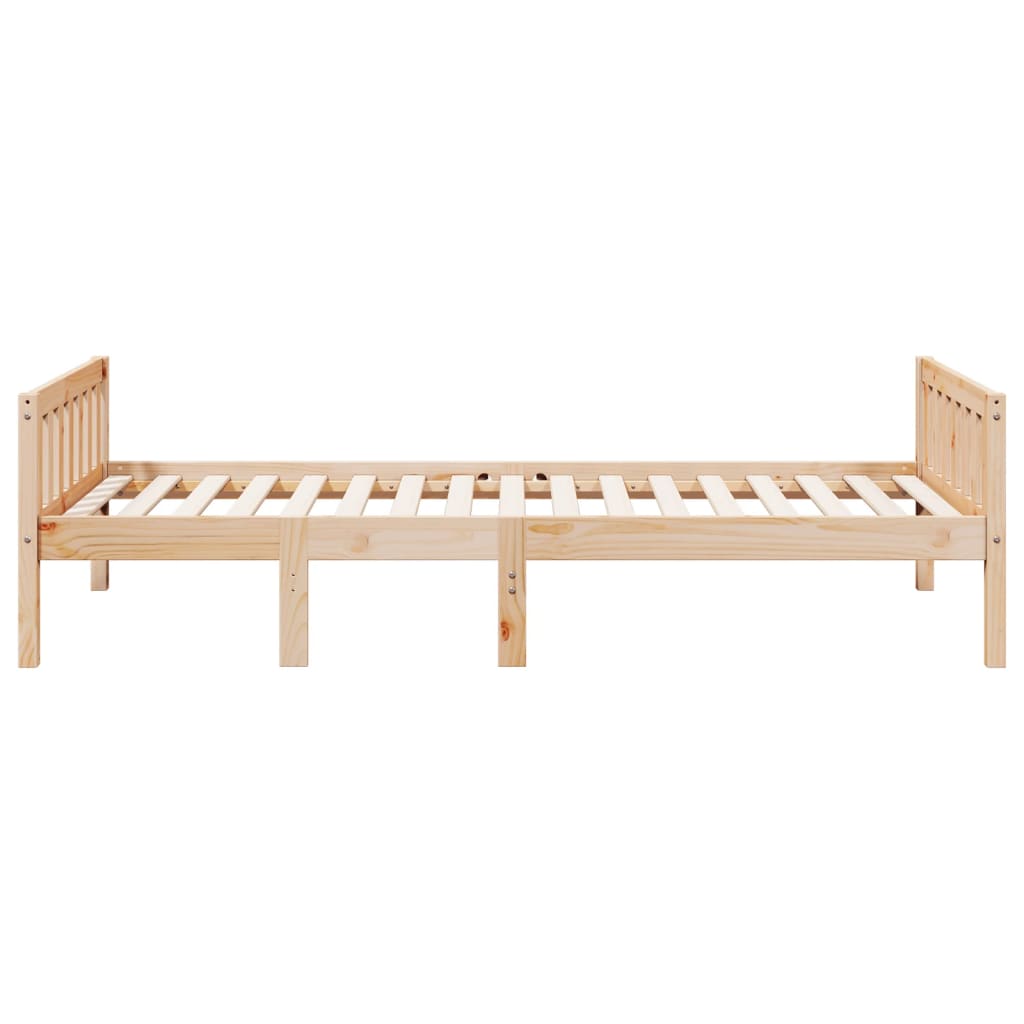 Children's bed without mattress 80x200 cm solid pine wood