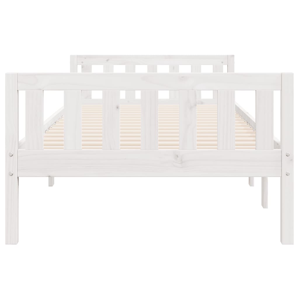 Children's bed without mattress white 80x200 cm solid pine wood