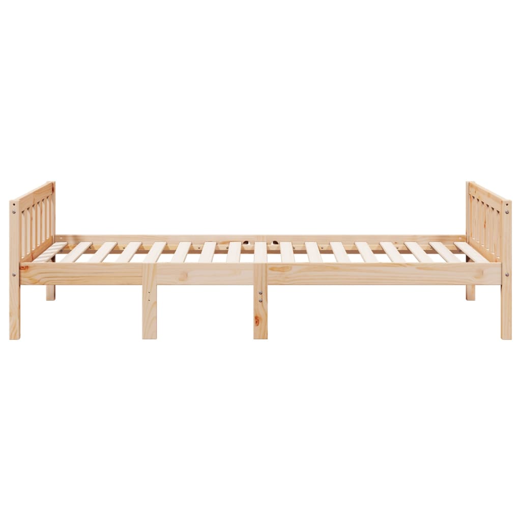 Children's bed without mattress 90x200 cm solid pine wood