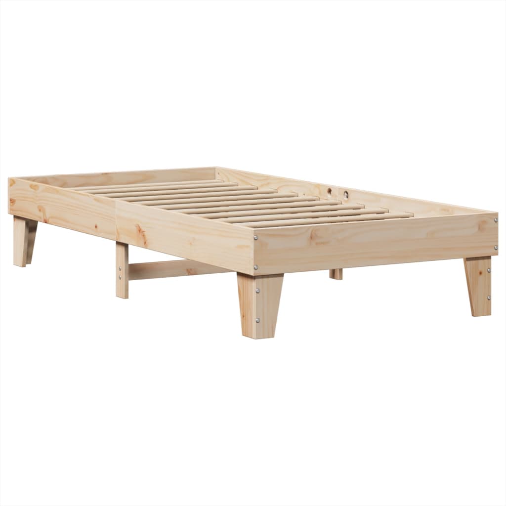 Solid wood bed without mattress 90x190 cm pine