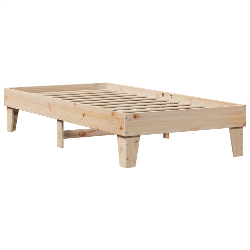 Solid wood bed without mattress 90x190 cm pine