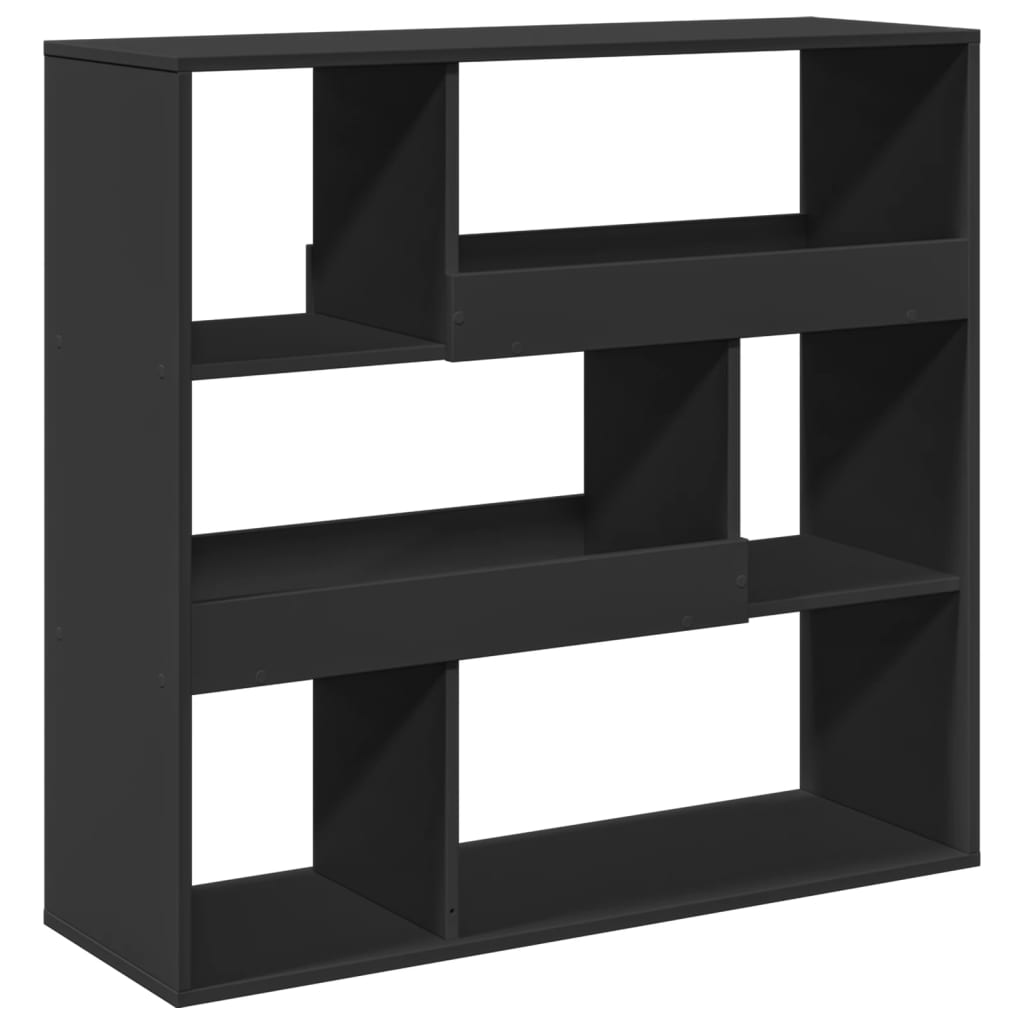 Bookshelf/Room Divider Black 100x33x94.5 cm