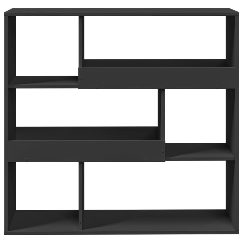 Bookshelf/Room Divider Black 100x33x94.5 cm