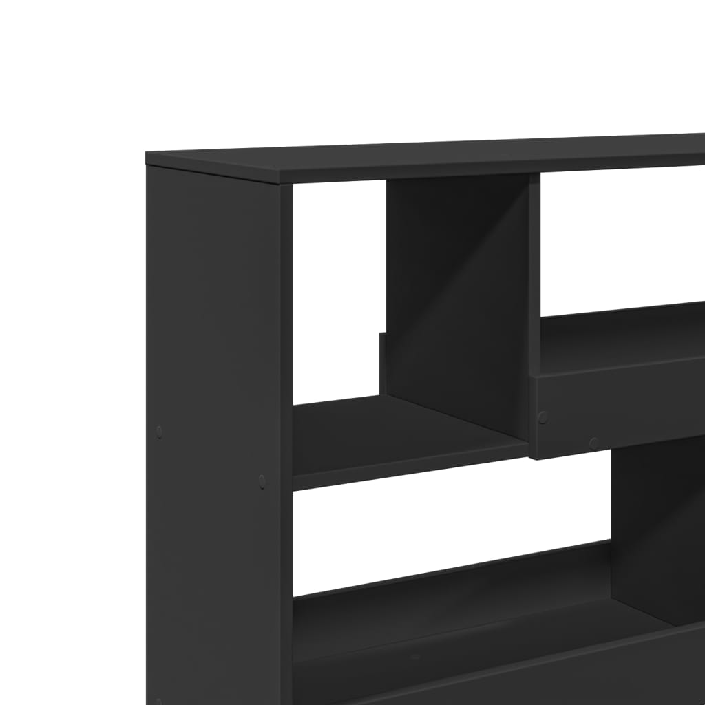 Bookshelf/Room Divider Black 100x33x94.5 cm