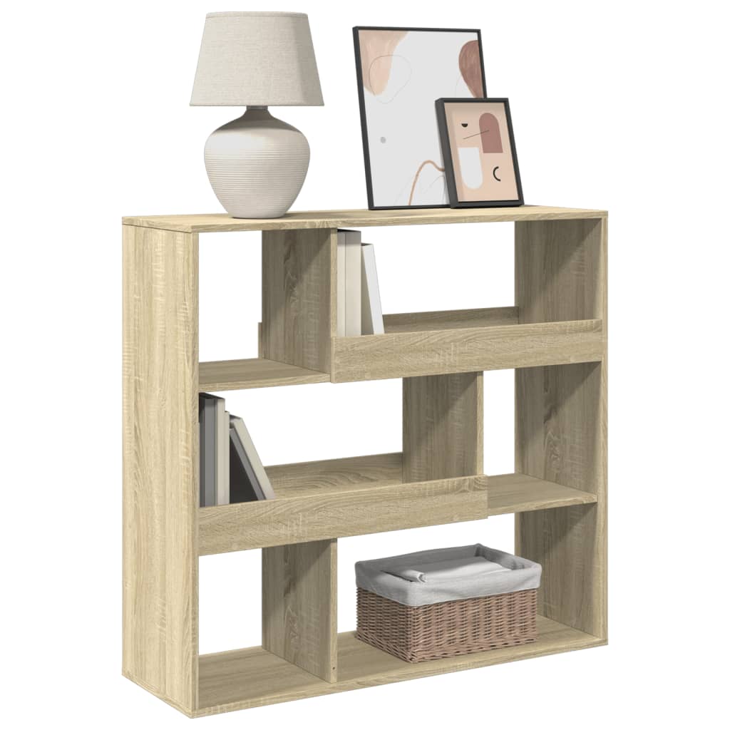 Bookshelf/Room Divider Sonoma Oak 100x33x94.5 cm