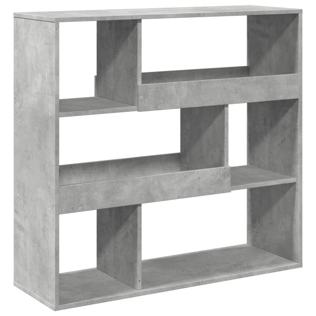 Bookshelf/Room Divider Concrete Grey 100x33x94.5 cm