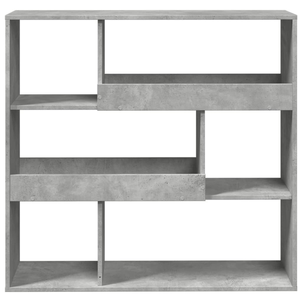 Bookshelf/Room Divider Concrete Grey 100x33x94.5 cm