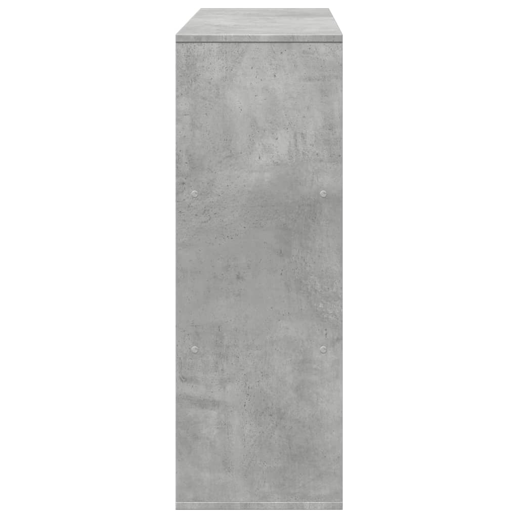 Bookshelf/Room Divider Concrete Grey 100x33x94.5 cm