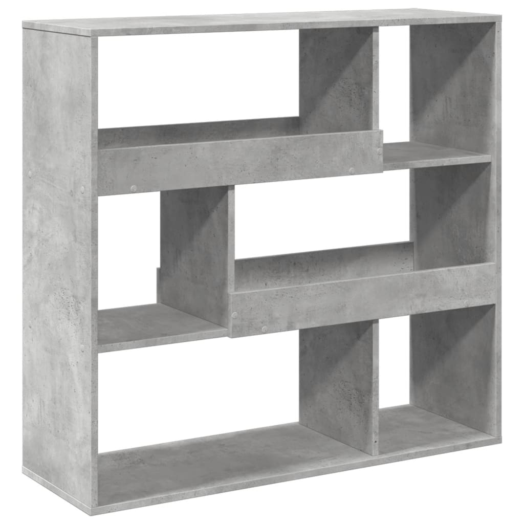 Bookshelf/Room Divider Concrete Grey 100x33x94.5 cm