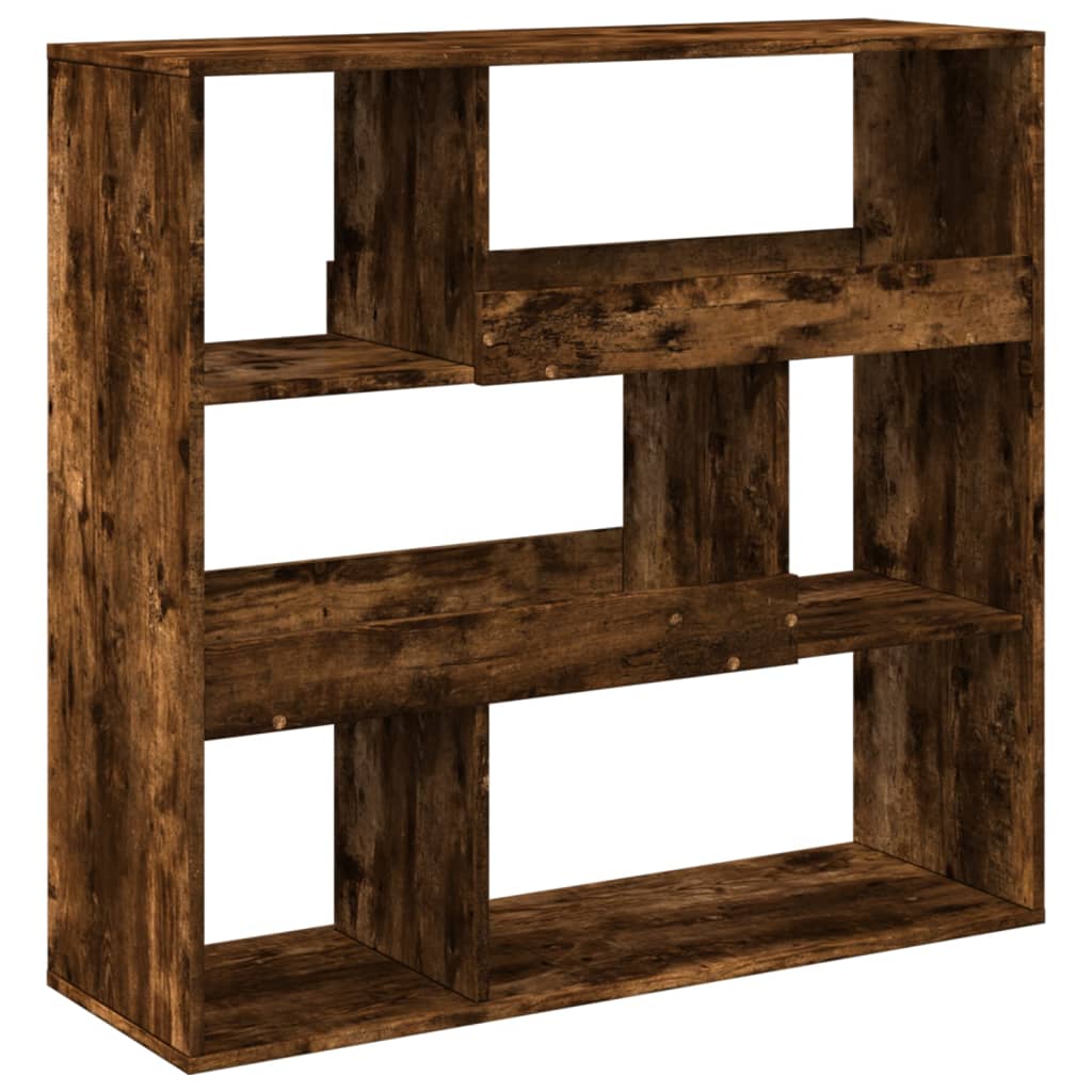 Bookshelf/Room Divider Smoked Oak 100x33x94.5 cm