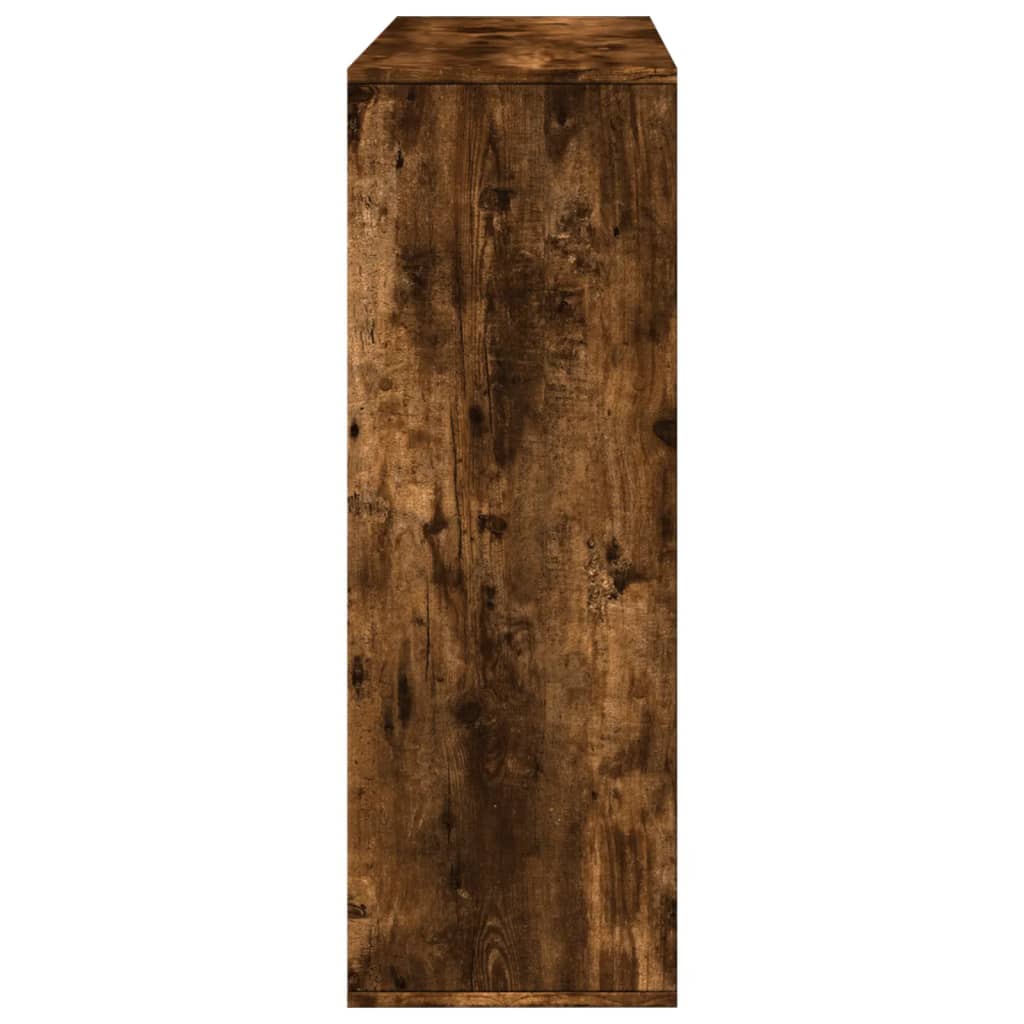 Bookshelf/Room Divider Smoked Oak 100x33x94.5 cm