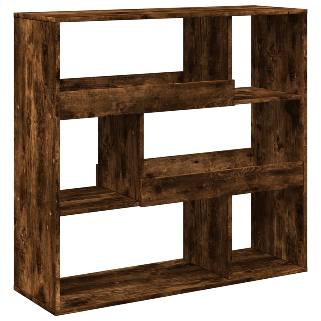 Bookshelf/Room Divider Smoked Oak 100x33x94.5 cm