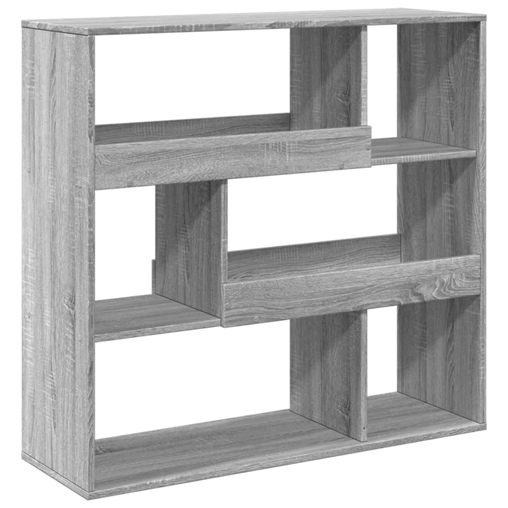 Bookshelf/Room Divider Gray Sonoma 100x33x94.5 cm