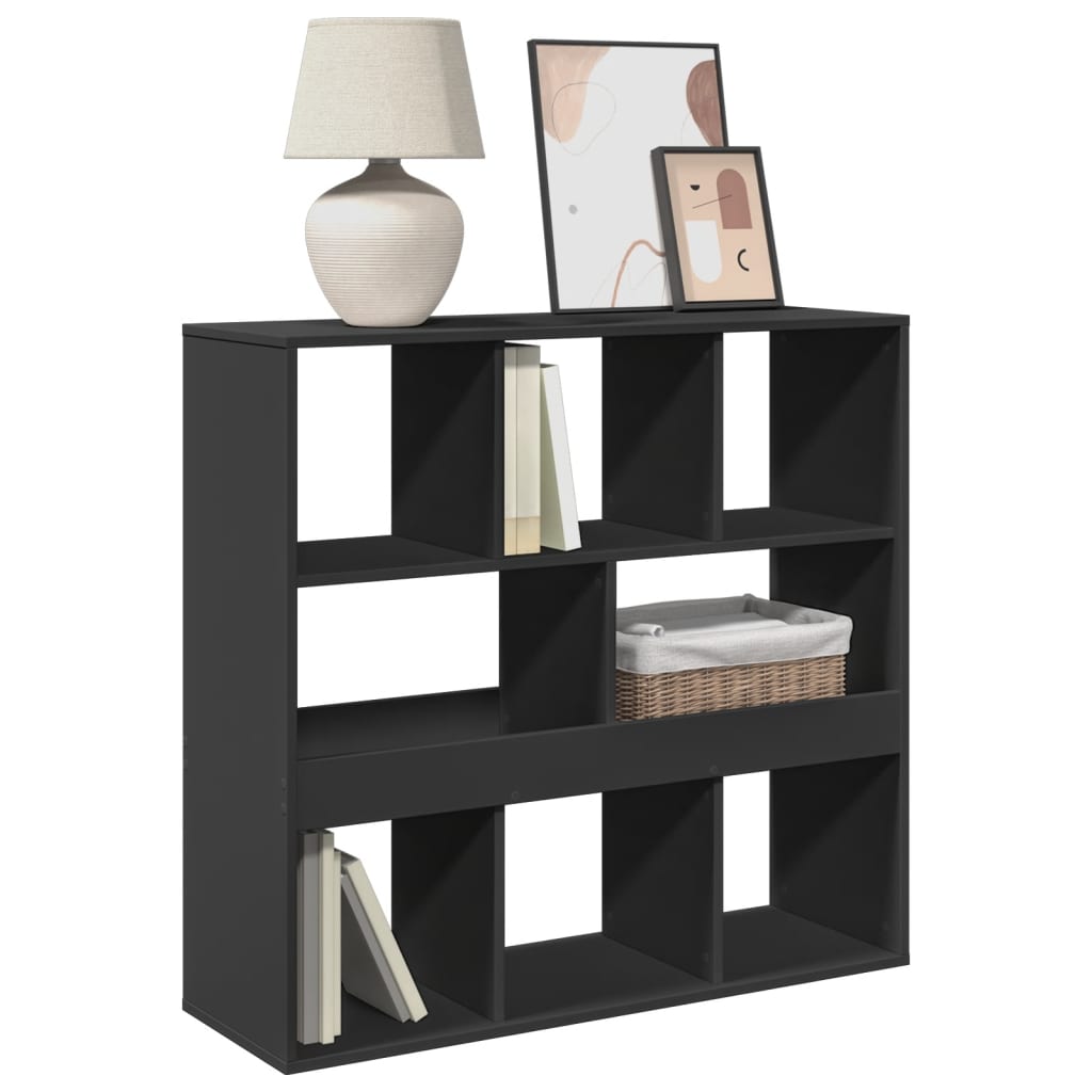 Bookshelf/Room Divider Black 100x33x94.5 cm