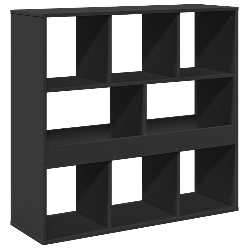 Bookshelf/Room Divider Black 100x33x94.5 cm