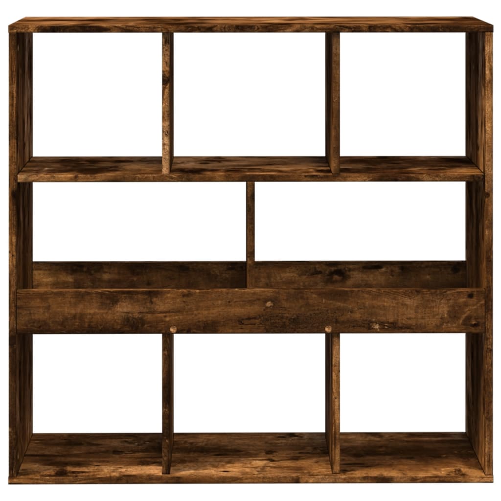 Bookshelf/Room Divider Smoked Oak 100x33x94.5 cm