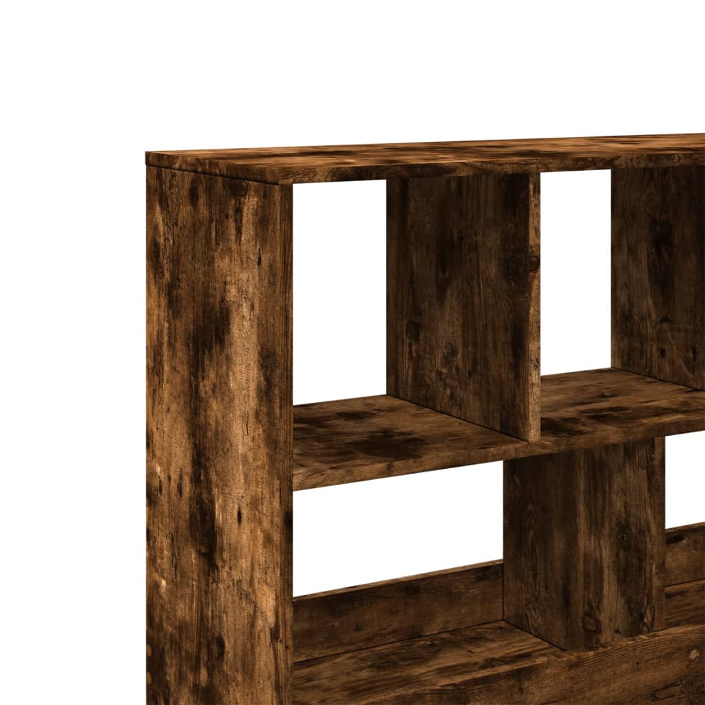 Bookshelf/Room Divider Smoked Oak 100x33x94.5 cm