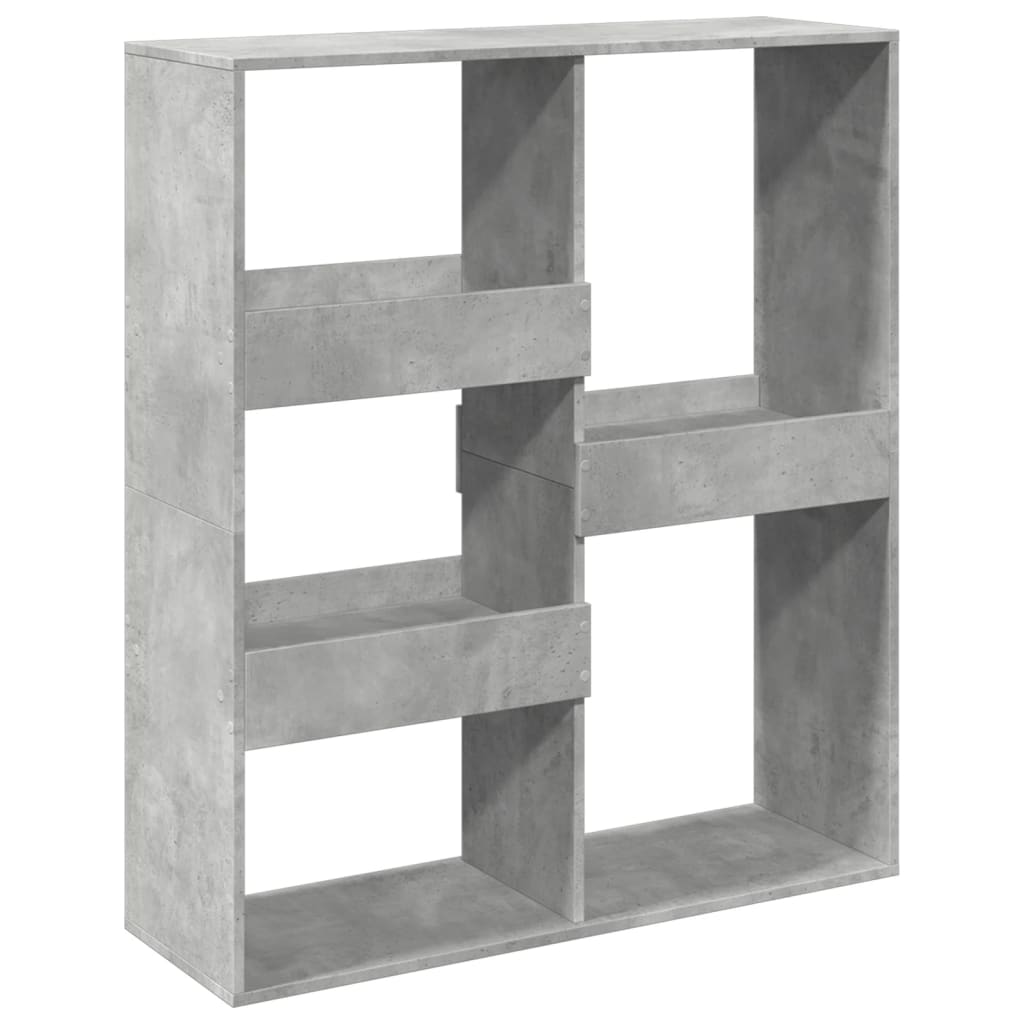 Bookshelf/Room Divider Concrete Grey 100x33x115 cm