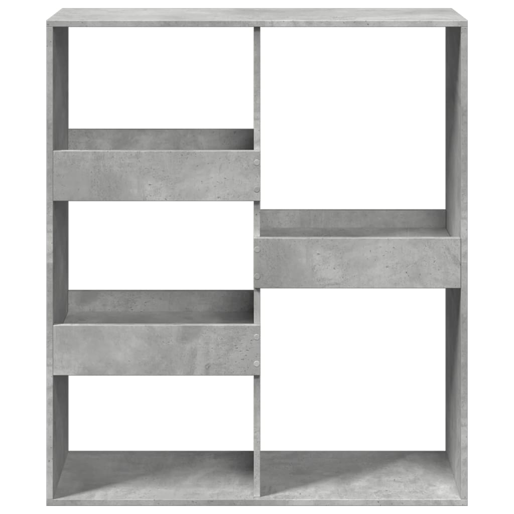 Bookshelf/Room Divider Concrete Grey 100x33x115 cm