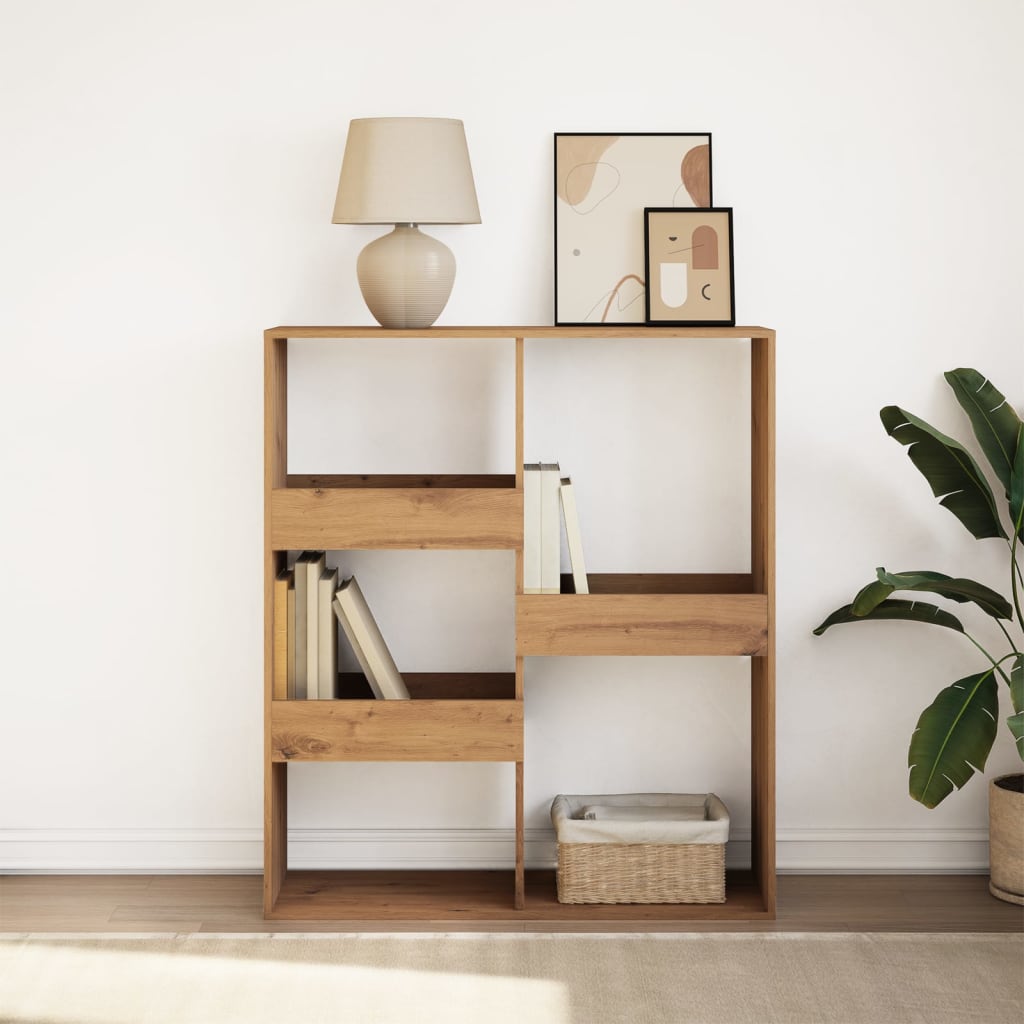 Bookshelf/Room Divider Artisan Oak 100x33x115 cm